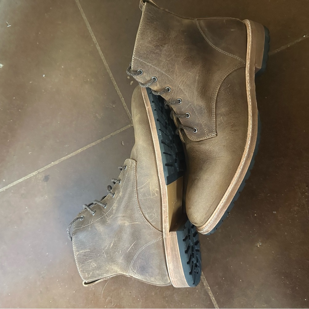 Nisolo Dark Brown Leather Boots
